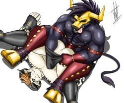 hikaridraws, hikaristar_art, abs, anthro, arm_tattoo