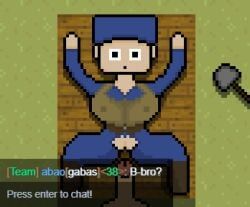 minecraft, 1boy1girl, abao_(voxiom), chat, chatbox