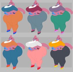 lickilicky, pokemon, dongwongtang, alternate_colors, belly