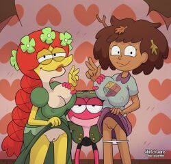 anne_boonchuy, felicia_sundew, sprig_plantar, amphibia, disney