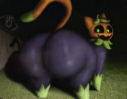 guhg_kemon, cat, feral, huge_ass, looking_at_viewer