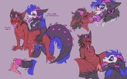 mythology, 3_eyes, andromorph, anthro, balls