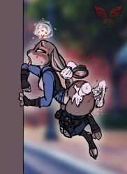 judy_hopps, zootopia, ahe_gao, ass_grab, bunny_girl