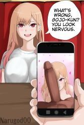 narugod00, 1boy, 1girls, big_balls, big_penis