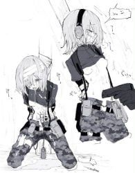 1girls, abuse, after_rape, bandage, bandage_on_face
