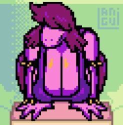 susie_(deltarune), deltarune, undertale_(series), langui, 1girls