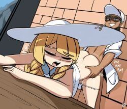 lillie_(pokemon), professor_kukui, nintendo, pokemon, pokemon_sm