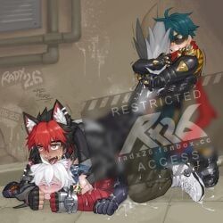 komano_manato, lighter_(zenless_zone_zero), seth_lowell, zenless_zone_zero, radx26