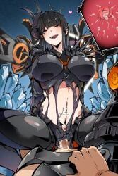 behemoth_(nikke), commander_(nikke), goddess_of_victory:_nikke, gooroomee, 1boy