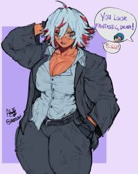 cynthia_(al3s), shionne_(al3s), al3s, ahoge, big_breasts