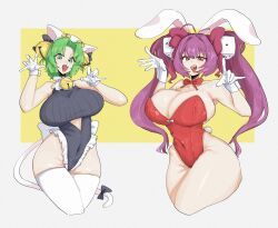 dejiko, usada_hikaru, di_gi_charat, leebongchun, 2girls