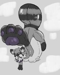 starry_stoat, 2chaotic, anthro, cloud, floating_away