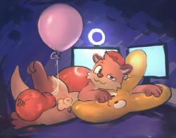 chester_the_otter, badipoki, animal_genitalia, anthro, balloon