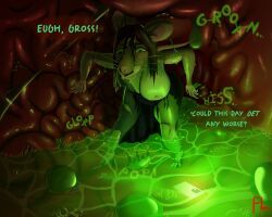flightlesslizard, ambiguous_gender, ambiguous_pred, anthro, bodily_fluids