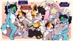 kibblebytez, animal_genitalia, animal_penis, anthro, anthro_on_anthro