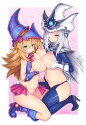 dark_magician_girl, silent_magician, shounen_jump, yu-gi-oh!, ros
