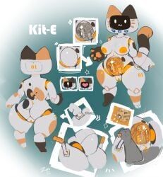 tamagotchi, zanthu, android, calico_cat, digitigrade