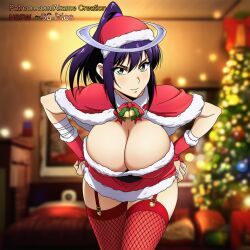 taeko_(akame_ga_kill!), akame_ga_kill!, akame_ga_kill!_zero, christmas, big_breasts