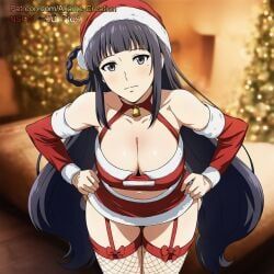 merraid_(akame_ga_kill!), akame_ga_kill!, akame_ga_kill!_zero, christmas, big_breasts