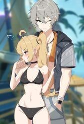 luciana_de_montefio, wise_(peaceful_waves)_(zenless_zone_zero), wise_(zenless_zone_zero), zenless_zone_zero, wak_kun
