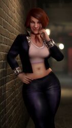 lola_lombardi, bully_(game), rockstar_games, 1girls, alley