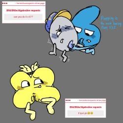 six_(bfb), x_(bfb), zero_(bfdi), battle_for_dream_island, bfdi