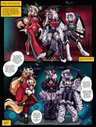 charlie_morningstar_(hazbin_hotel), lute, lute_(hazbin_hotel), vaggi_(hazbin_hotel), vaggie