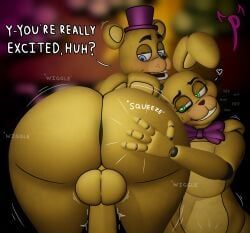fredbear, fredbear_(fnaf), spring_bonnie, spring_bonnie_(fnaf), five_nights_at_freddy's