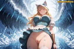 gina_(solo_leveling), solo_leveling, nivora, 1girl, animal_ears