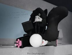 robloxian, roblox, bell_collar, big_butt, black_cap