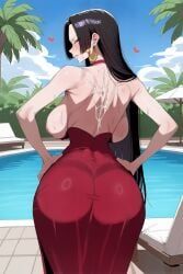 boa_hancock, one_piece, patreon, 1girls, ass