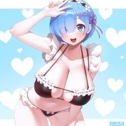 rem_(re:zero), re:zero_kara_hajimeru_isekai_seikatsu, 1girl, :d, arm