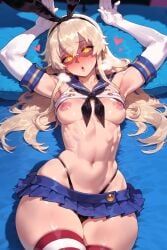 shimakaze_(kancolle), shimakaze_(kantai_collection), kantai_collection, arzagod, 1girls