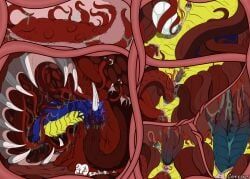 rubin_owl, anal, anal_penetration, anus, belly