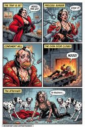 cruella_de_vil, cruella_(film), disney, dog, embarrassedunderwearfemale