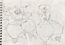 link, sonic_for_hire, artsyymartsyyyy, 1girls, ass