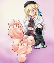 agnes_claudel, eiyuu_densetsu, kuro_no_kiseki_(series), groenness, bare_feet