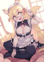 konko, your_waifu_foxgirl_konko, parororo, 1girls, big_breasts
