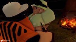 robloxian, roblox, master404six, 1boy, 1girls