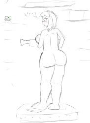 daina, daina_(la_tailor_girl), weeacactus, ass, breasts