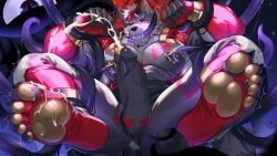 ryouon_ritsu, zh_tiger_wolf, 1_eye, anthro, barazoku