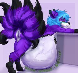 pingopony, anthro, balls, belly, body_reliefs