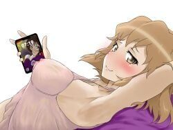 tachibana_hibiki_(symphogear), senki_zesshou_symphogear, 1girl, armpits, blush