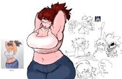 background_characters, girlfriend_(friday_night_funkin), massacre_girlfriend_(friday_night_funkin), millie_(mistful_crimson_morning), oc