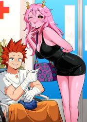 ashido_mina, ashido_mina_time-skip, eijirou_kirishima, kirishima_eijiro, mina_ashido