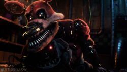 bonnie_(fnaf), foxy_(fnaf), nightmare_foxy, withered_bonnie, five_nights_at_freddy's