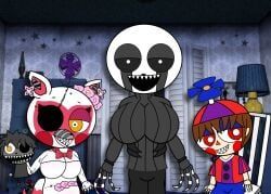 nightmare_balloon_boy, nightmare_mangle, nightmarionne, five_nights_at_freddy's, five_nights_at_freddy's_4