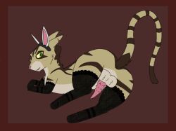 longtail_(warriors), warriors_(book_series), animal_genitalia, animal_penis, brown_background