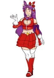 athena_asamiya, king_of_fighters, umamusume, marellartt, 1girls