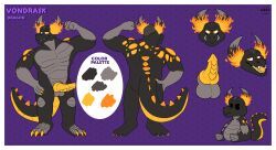 mythology, 3_toes, 4_fingers, anthro, balls